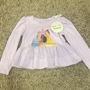 Little Sleepies Princess Light Purple Long Sleeve Tee
